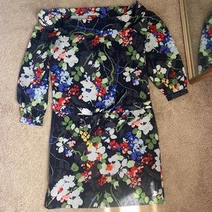 Banana Republic Floral Dress with tie belt